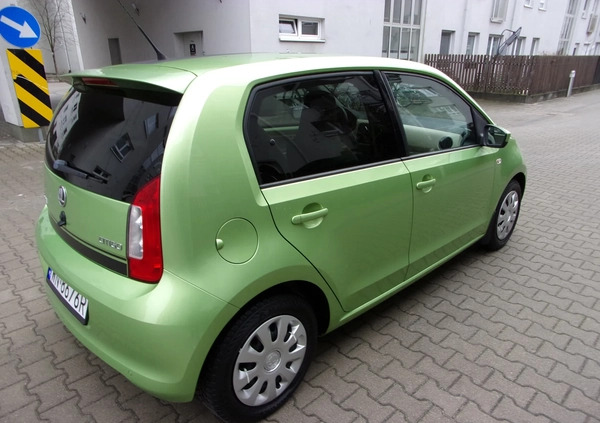 Skoda Citigo cena 24900 przebieg: 58000, rok produkcji 2012 z Warszawa małe 67